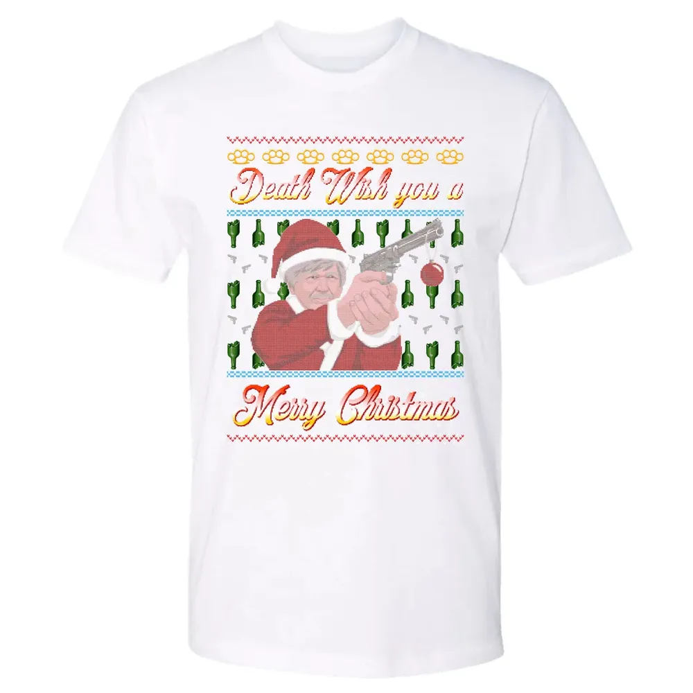 Death wish you a Merry Christmas Premium Unisex T-shirt - 4