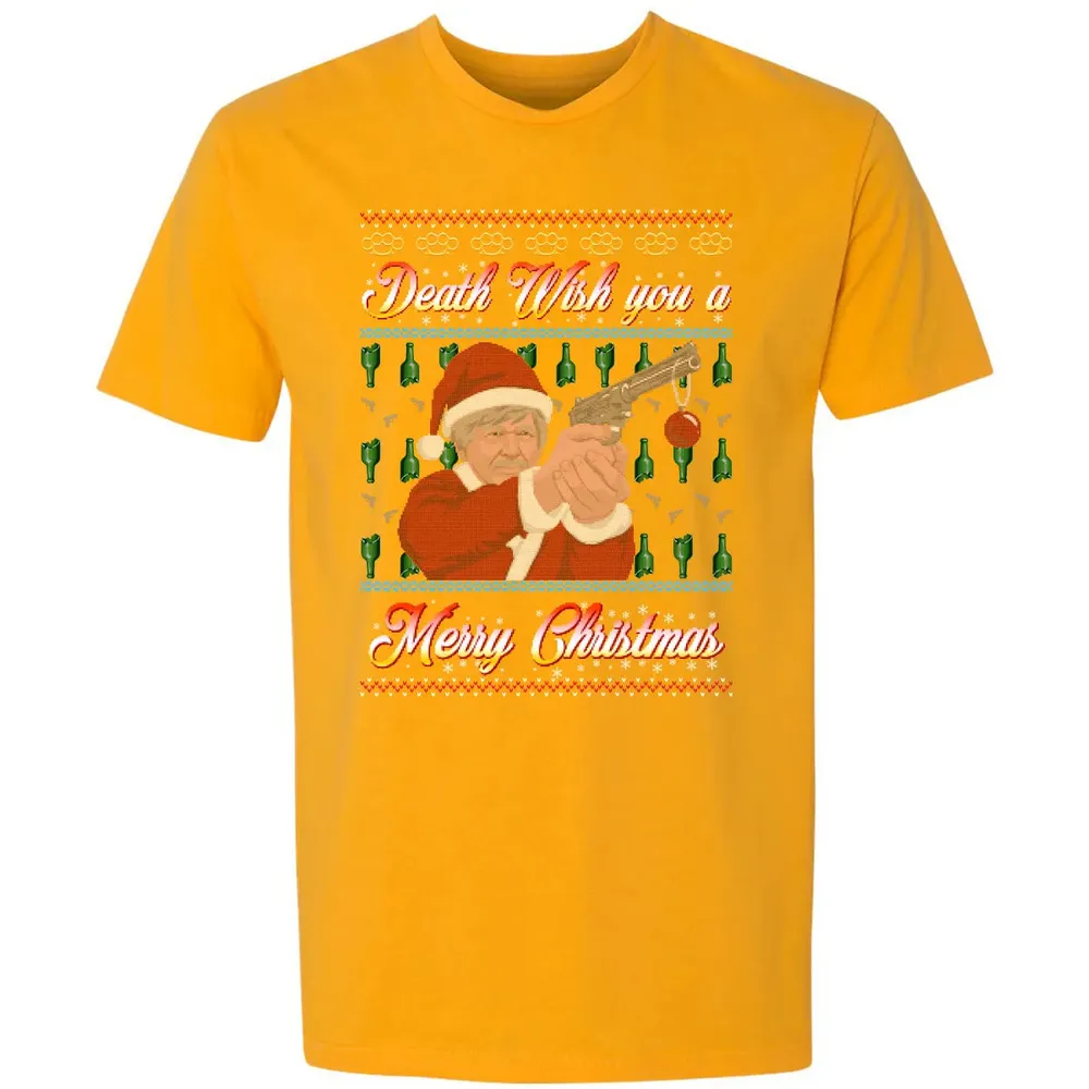 Death wish you a Merry Christmas Premium Unisex T-shirt - 11