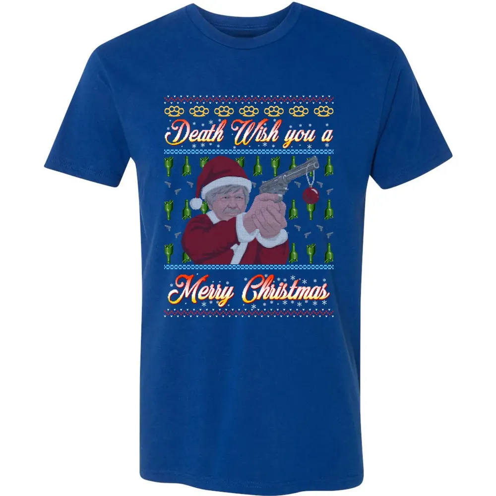 Death wish you a Merry Christmas Premium Unisex T-shirt - 10