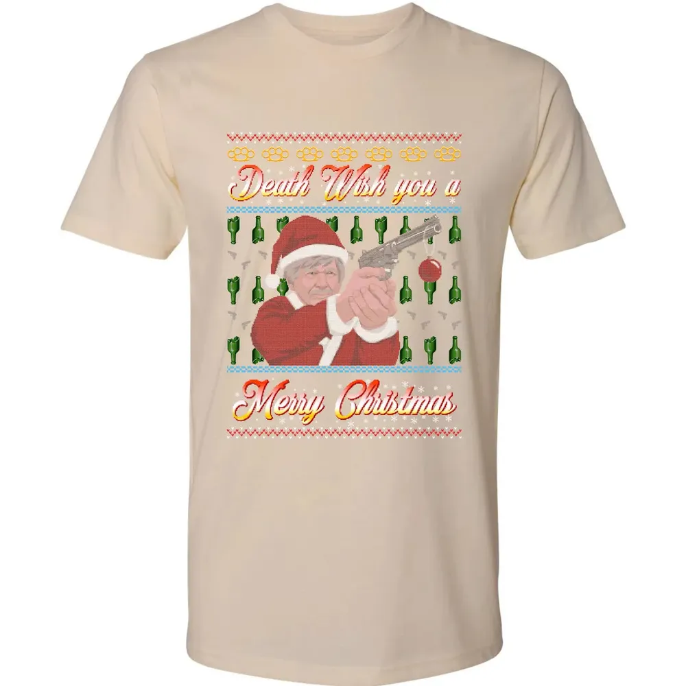 Death wish you a Merry Christmas Premium Unisex T-shirt - 13