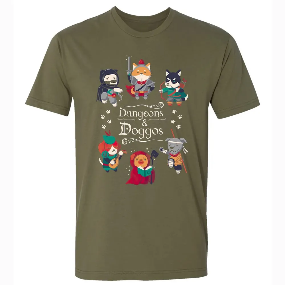 Dungeons And Doggos 1 Premium Unisex T-shirt - 5