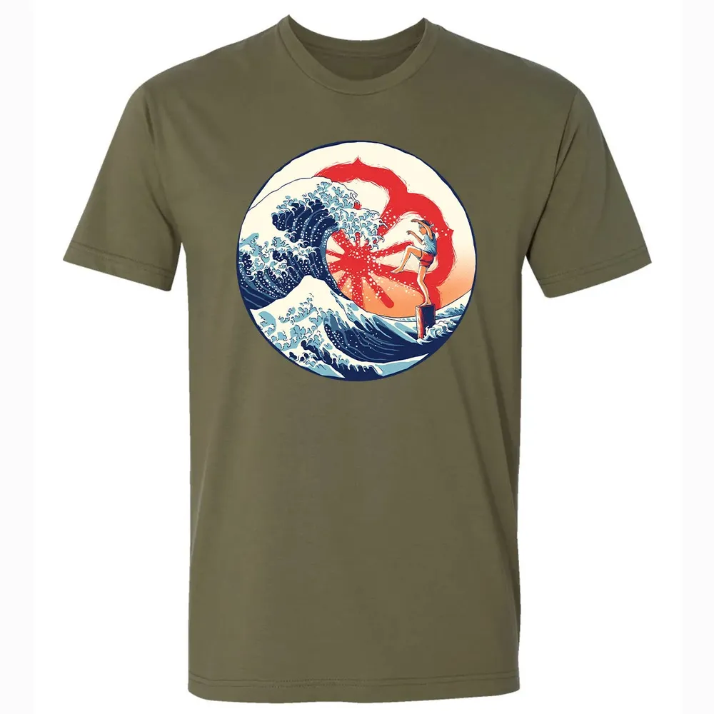 The Great Wave Of Miyagi Premium Unisex T-shirt - 5
