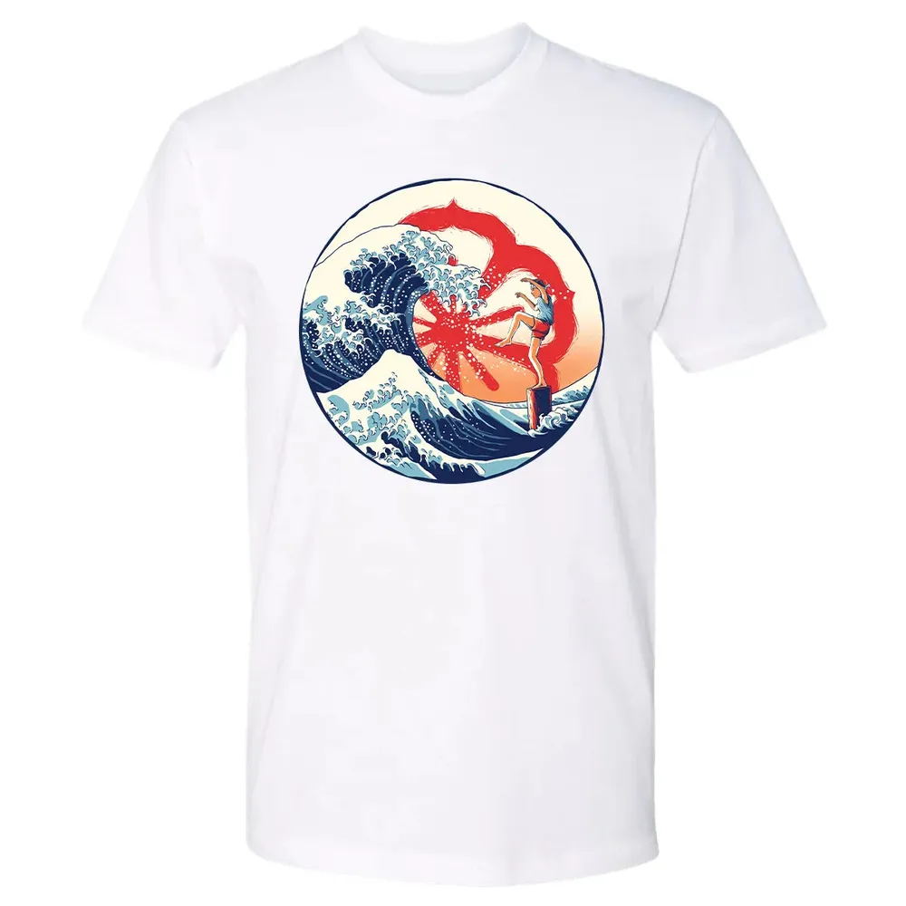 The Great Wave Of Miyagi Premium Unisex T-shirt - 4