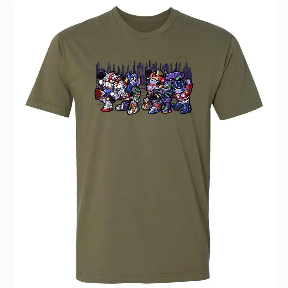 Where The Wild Mechs Are Premium Unisex T-shirt - 5