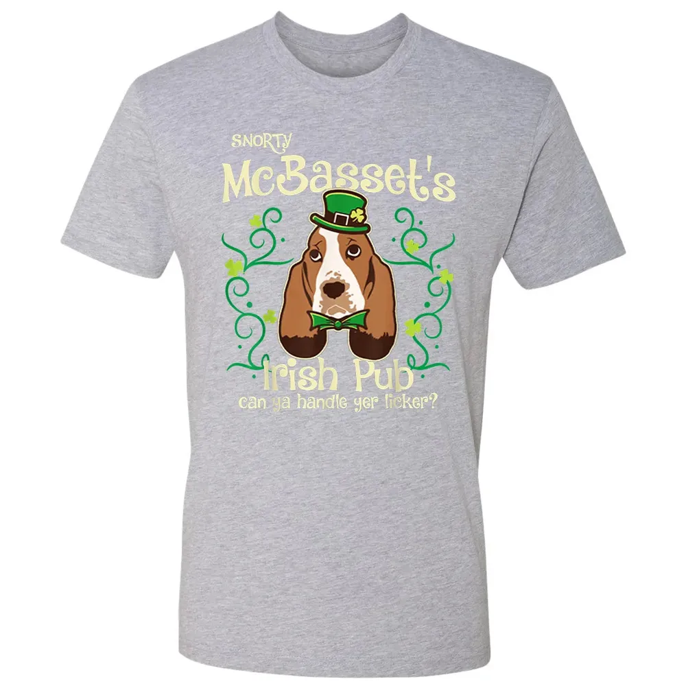 Basset Hound Dog Gifts St Patricks Day Premium Unisex T-shirt - 9