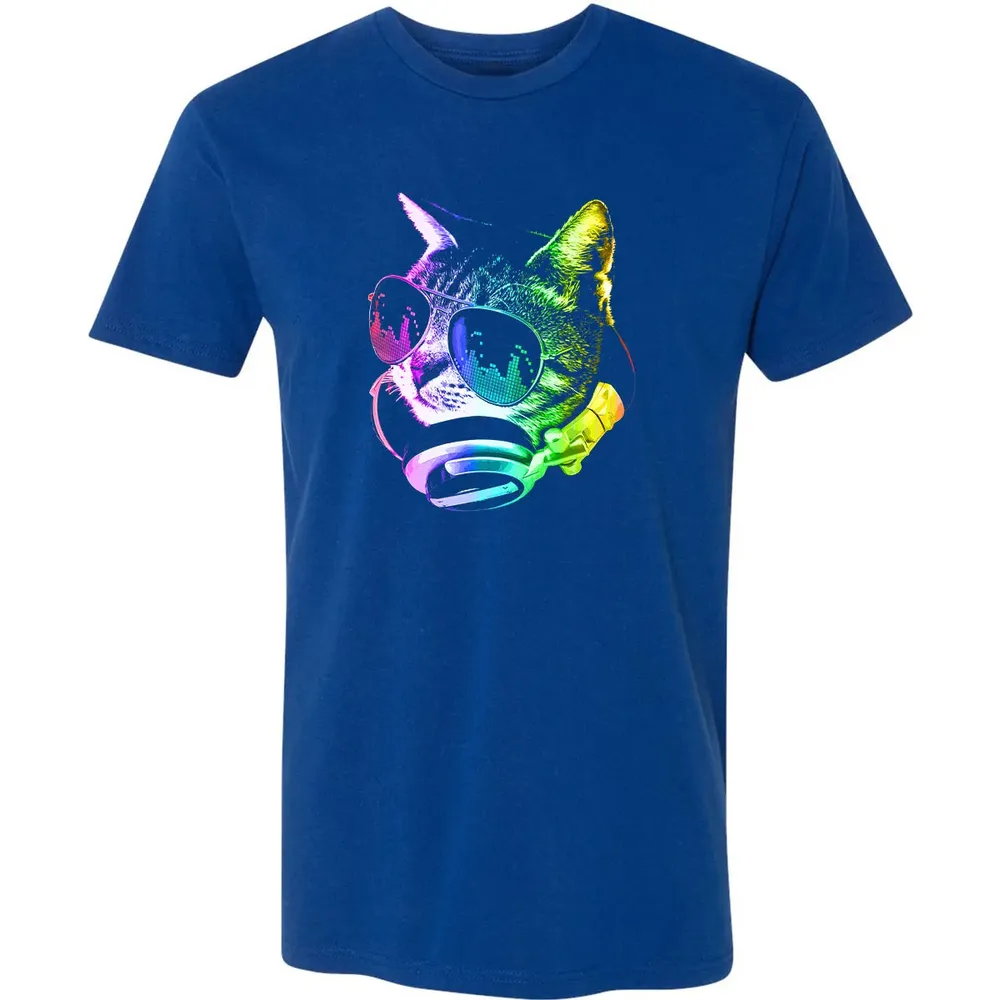 Rainbow Music Cat Premium Unisex T-shirt - 10