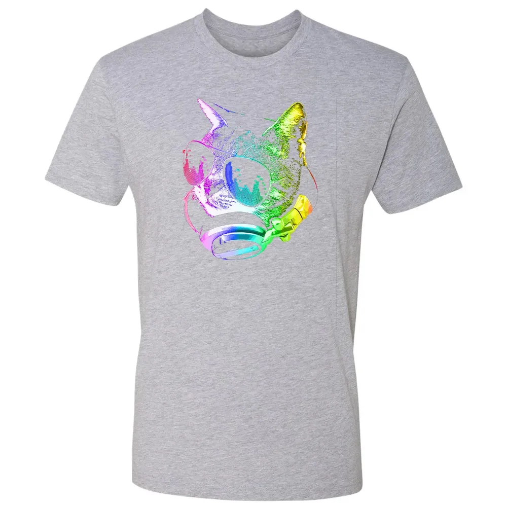 Rainbow Music Cat Premium Unisex T-shirt - 9