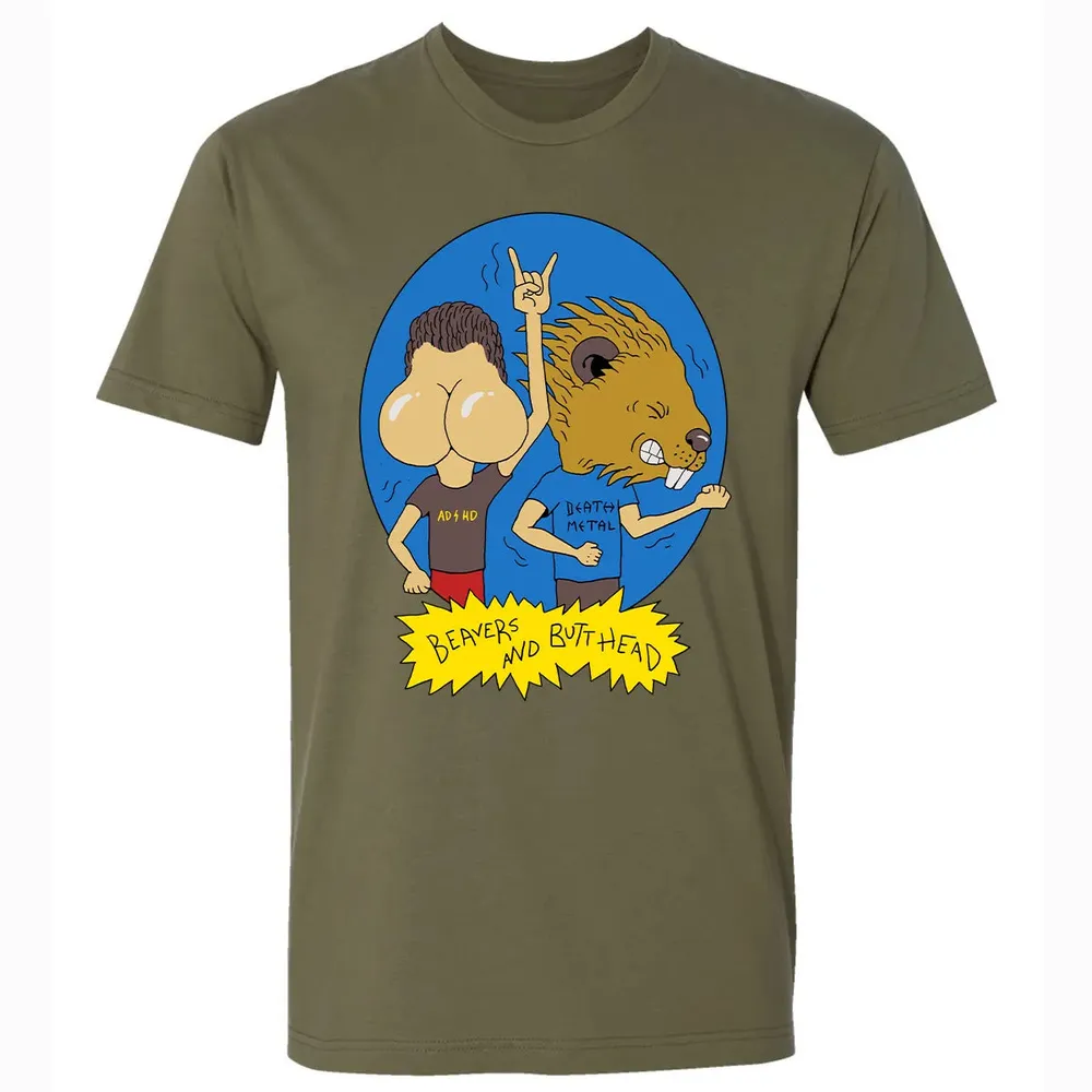 Beavers and Butt-Head Premium Unisex T-shirt - 5