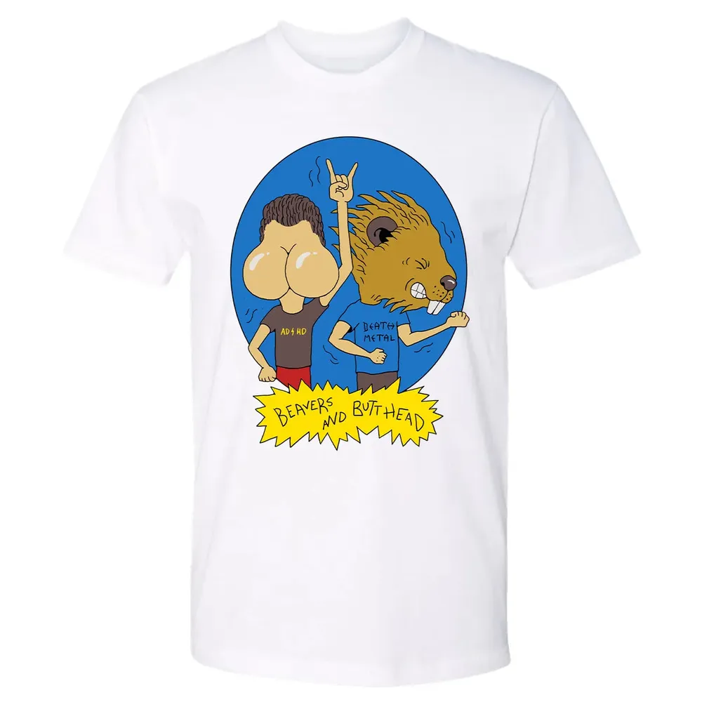 Beavers and Butt-Head Premium Unisex T-shirt - 4