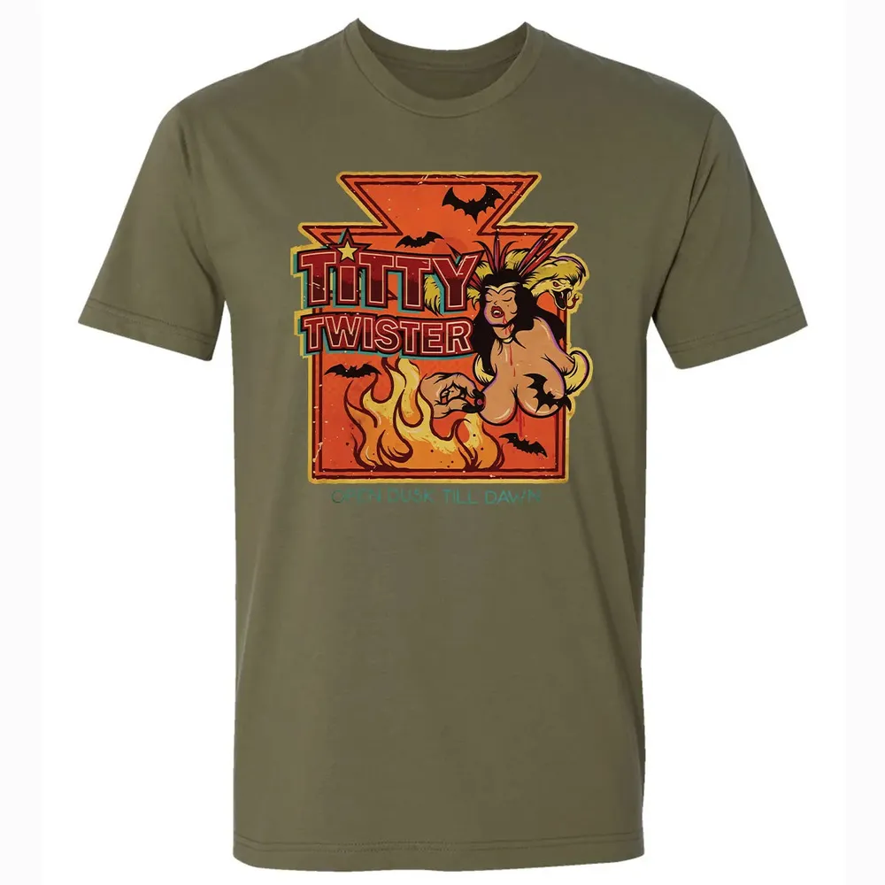 Open Dusk Til Dawn Premium Unisex T-shirt - 5