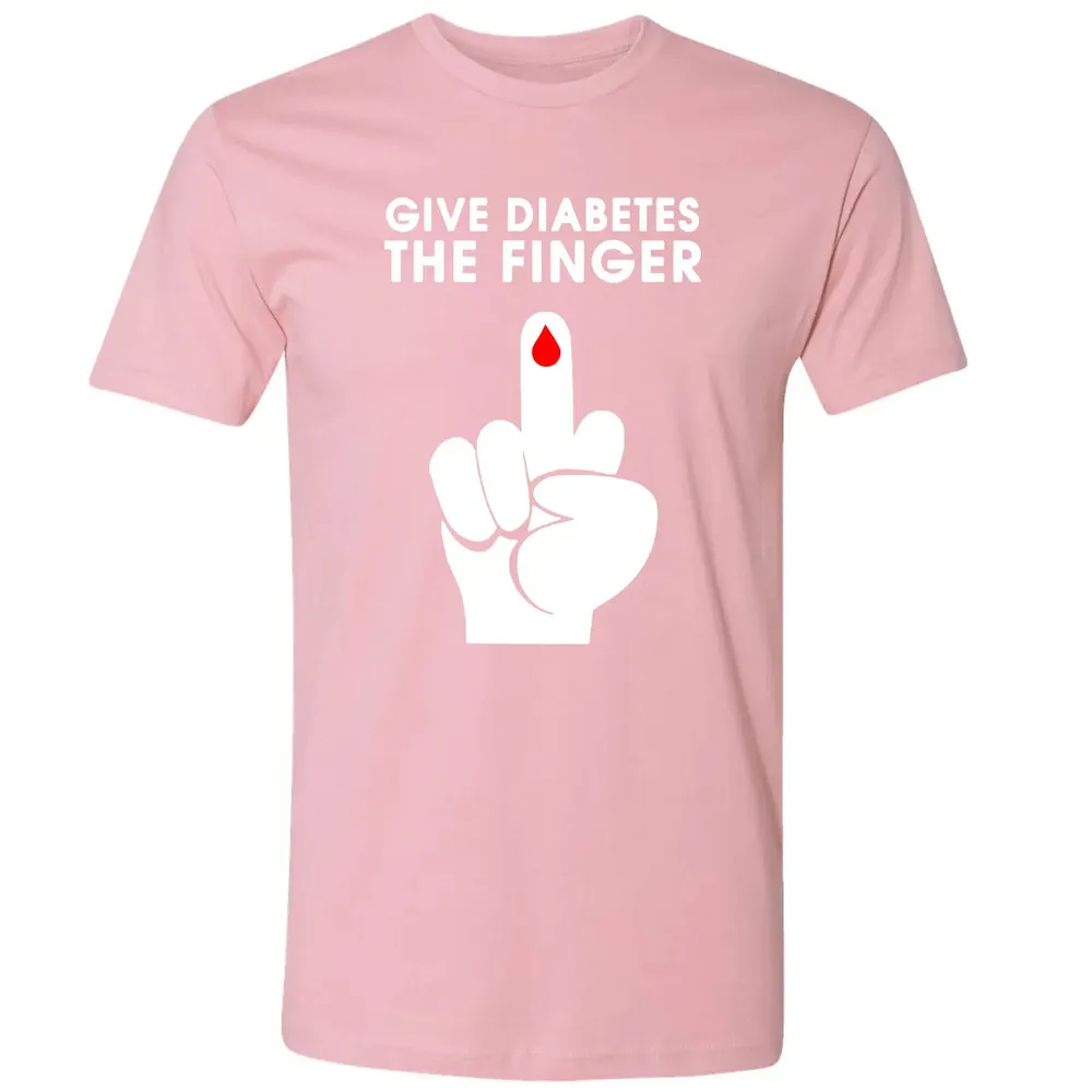 Give Diabetes The Finger Premium Unisex T-shirt - 3