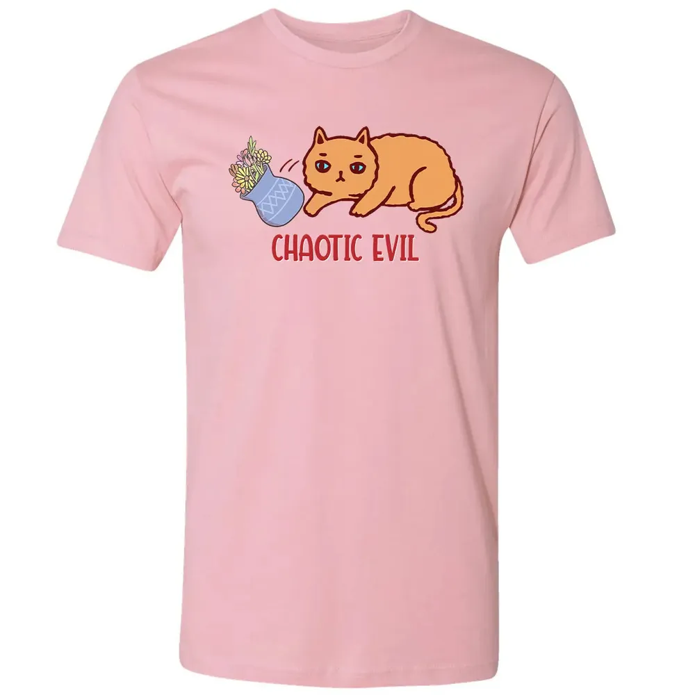 Chaotic Evil Cat Premium Unisex T-shirt - 3