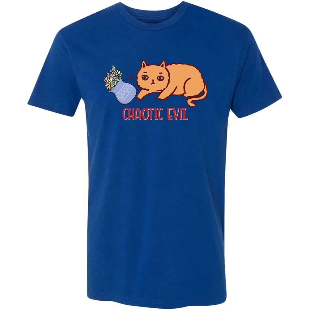 Chaotic Evil Cat Premium Unisex T-shirt - 10