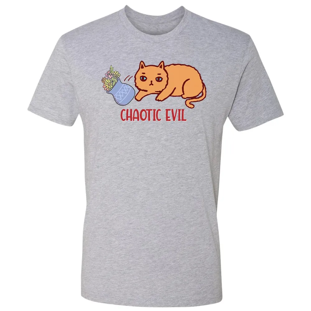 Chaotic Evil Cat Premium Unisex T-shirt - 9