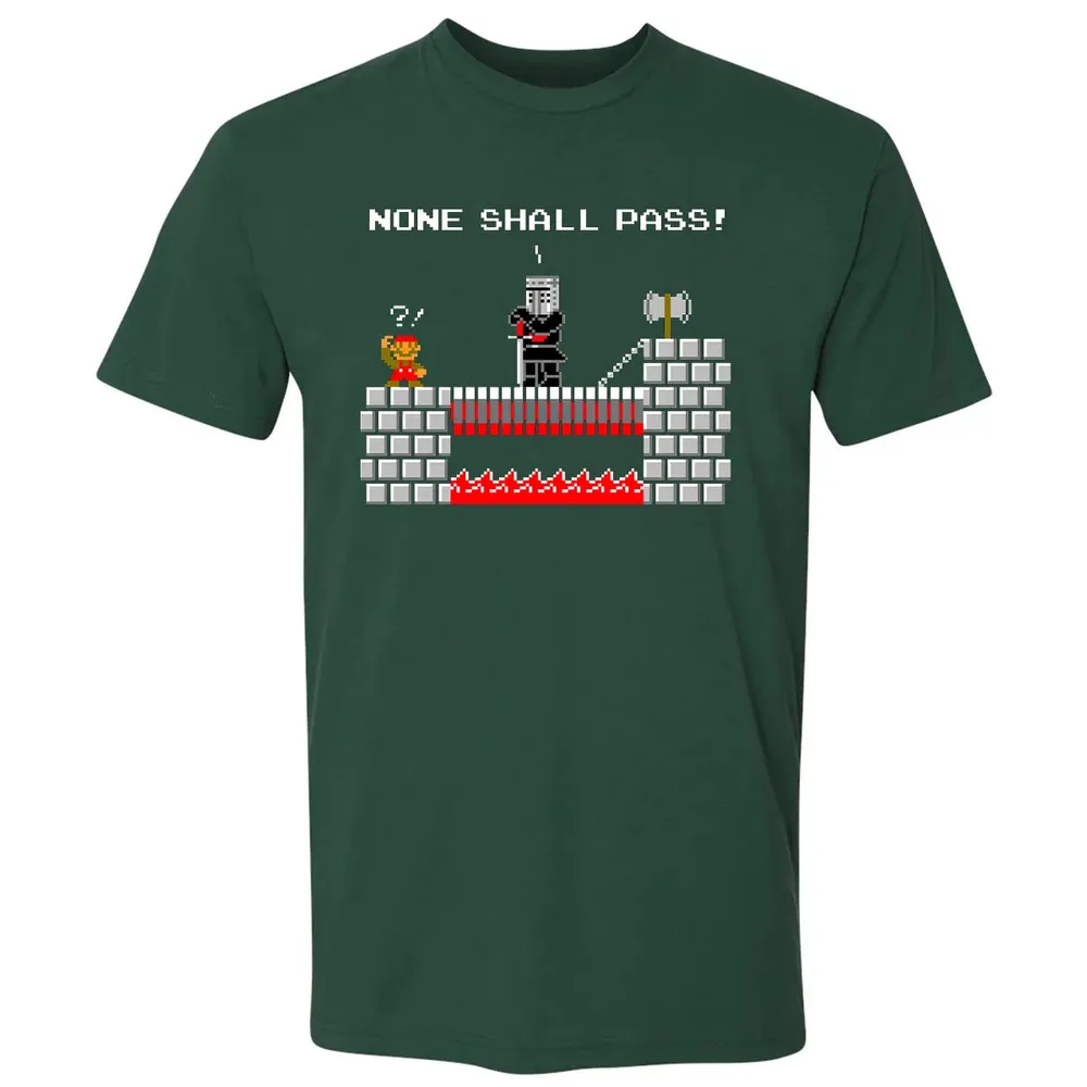 No Plumbers Shall Pass Premium Unisex T-shirt - 12