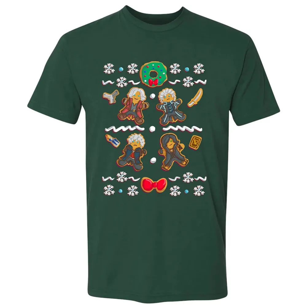 Devil May Cry Christmas Premium Unisex T-shirt - 12