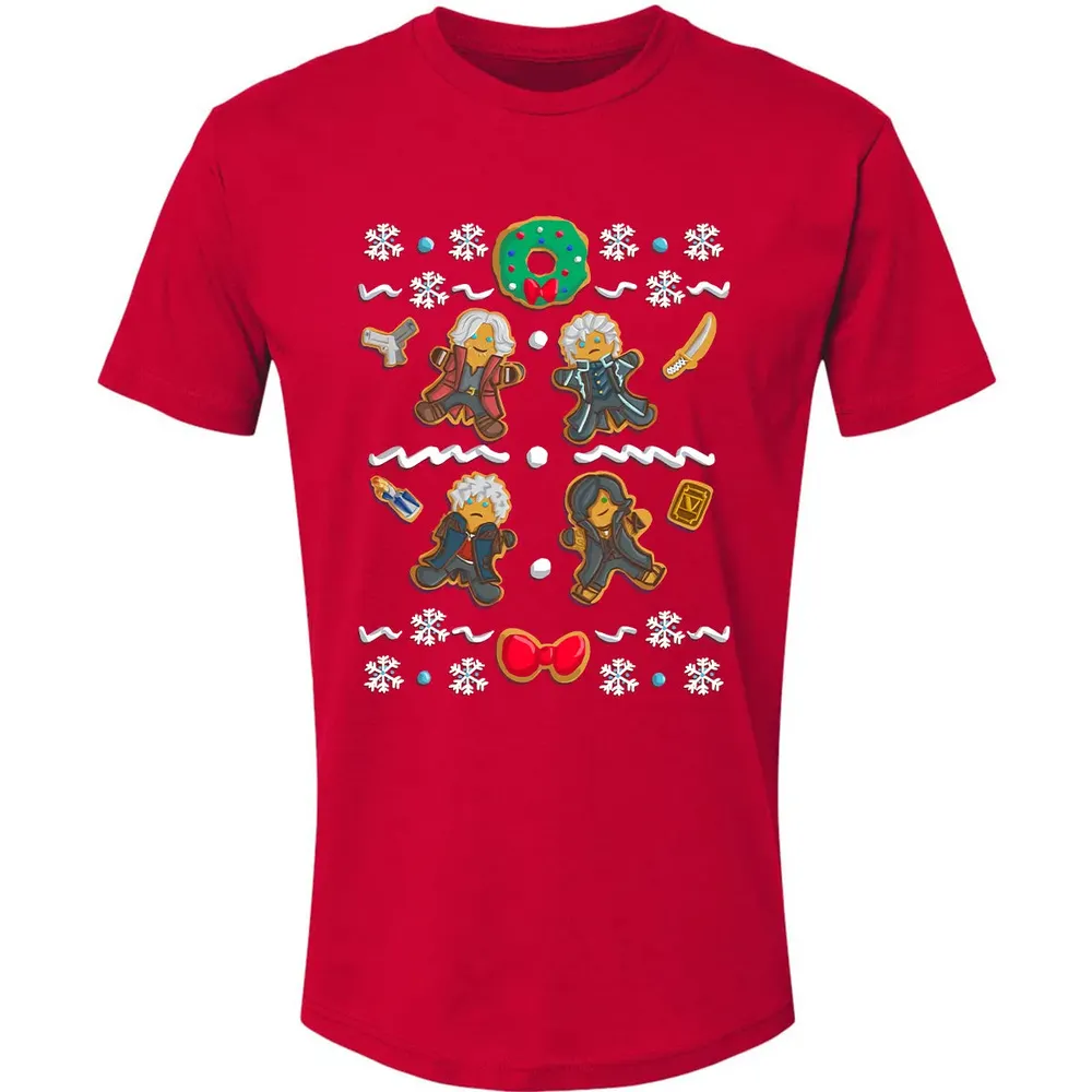 Devil May Cry Christmas Premium Unisex T-shirt - 6
