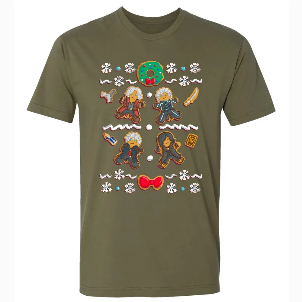 Devil May Cry Christmas Premium Unisex T-shirt - 5