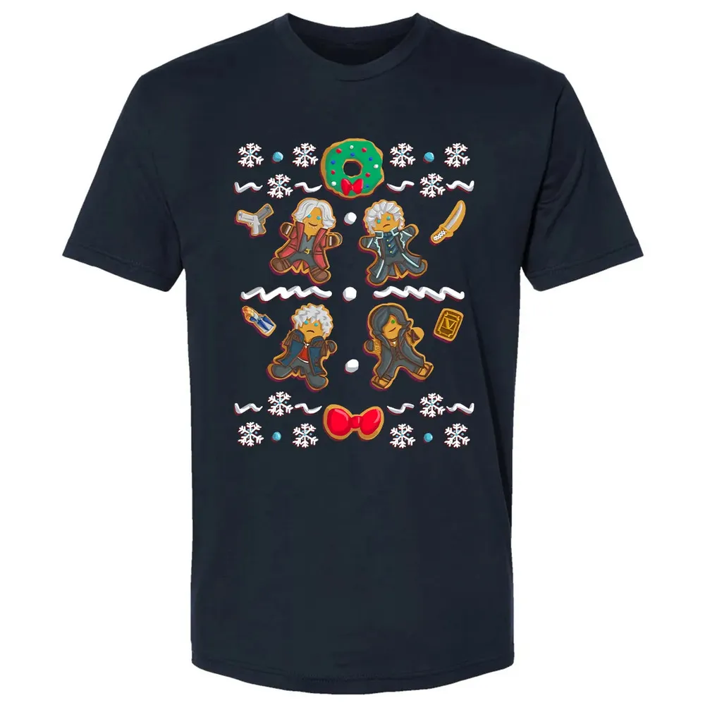 Devil May Cry Christmas Premium Unisex T-shirt - 2