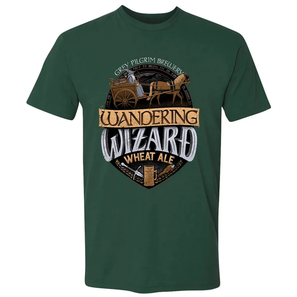 Wandering Wizard Wheat Ale Premium Unisex T-shirt - 12