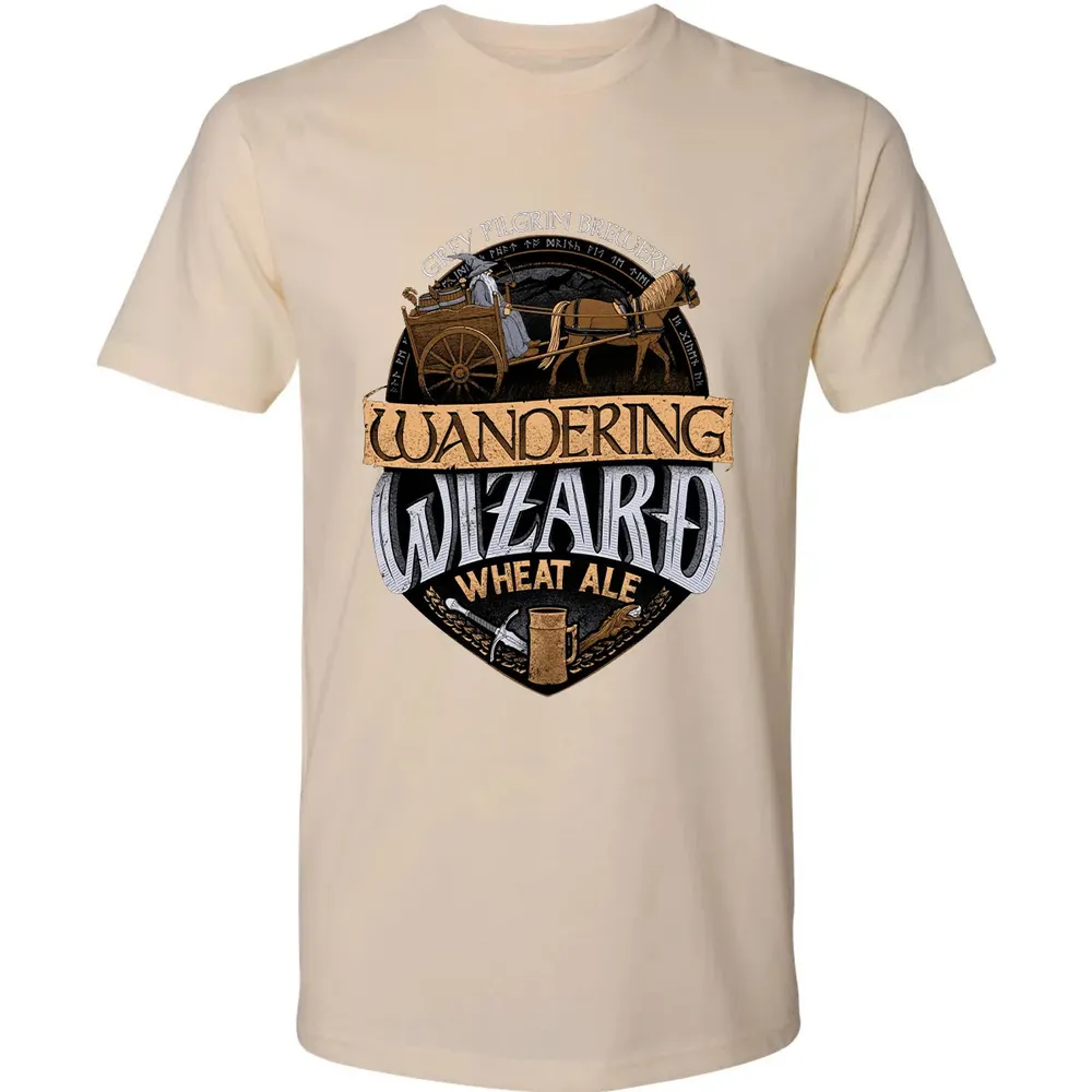 Wandering Wizard Wheat Ale Premium Unisex T-shirt - 13