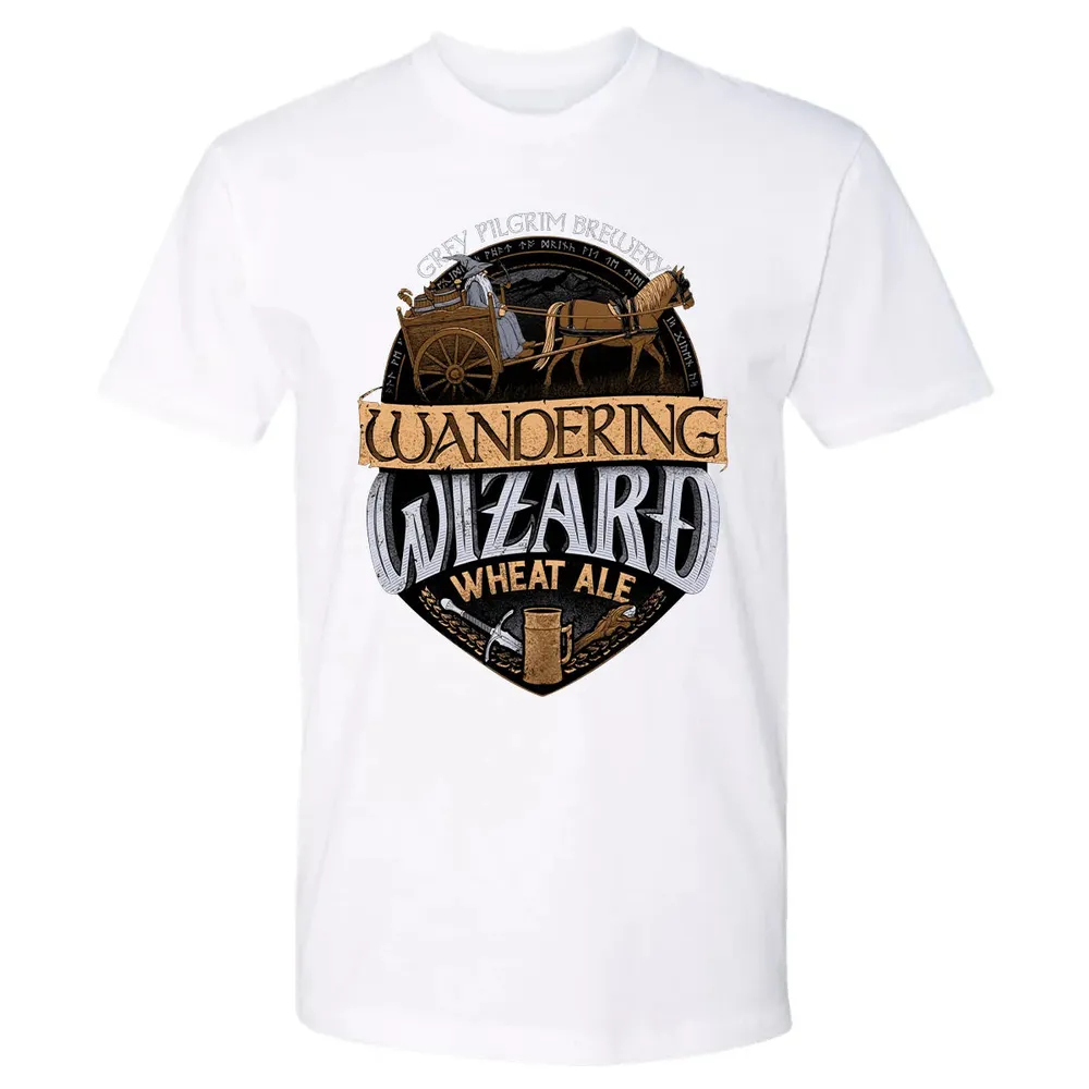 Wandering Wizard Wheat Ale Premium Unisex T-shirt - 4