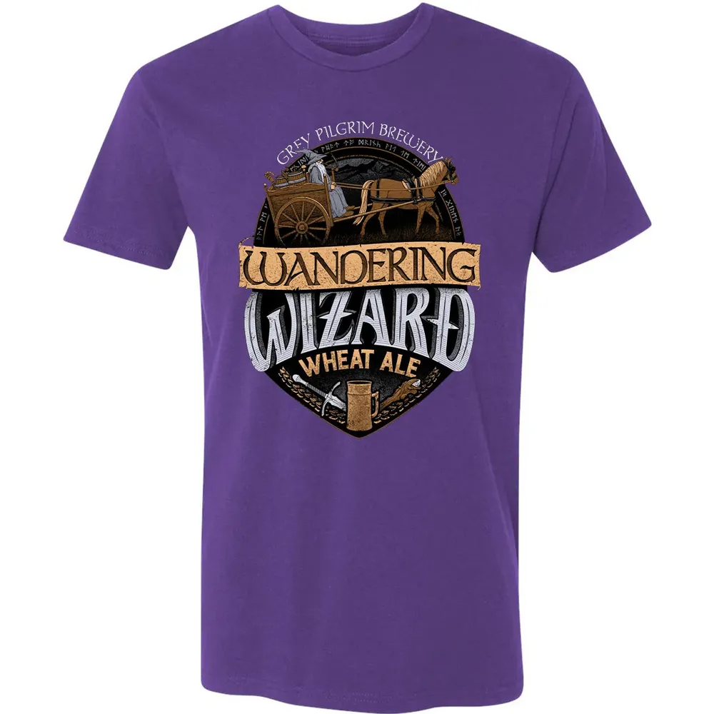 Wandering Wizard Wheat Ale Premium Unisex T-shirt - 7