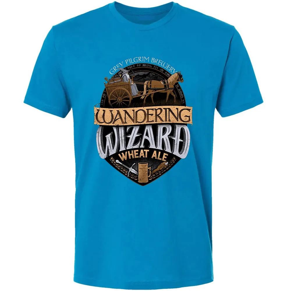 Wandering Wizard Wheat Ale Premium Unisex T-shirt - 15