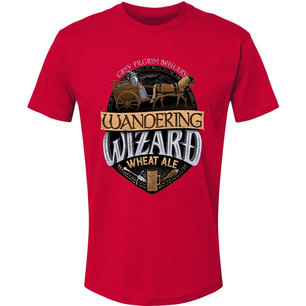 Wandering Wizard Wheat Ale Premium Unisex T-shirt - 6
