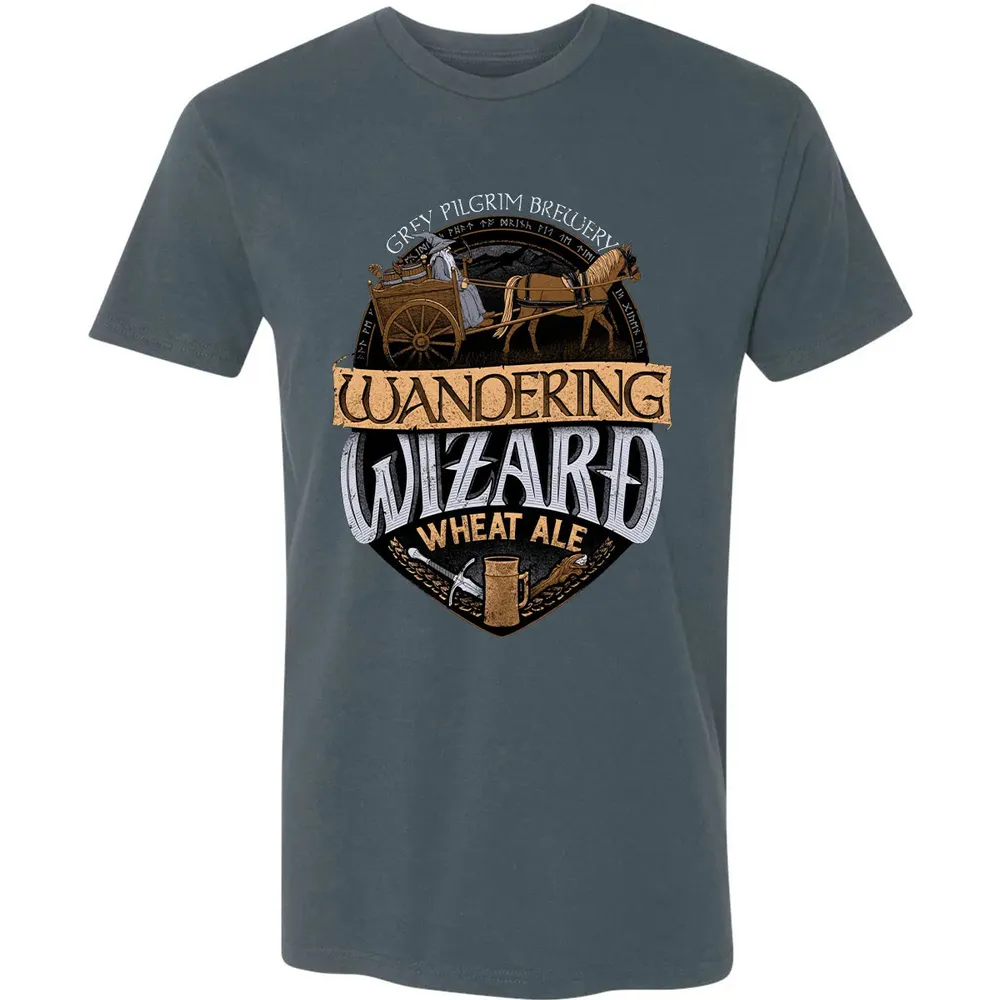 Wandering Wizard Wheat Ale Premium Unisex T-shirt - 14