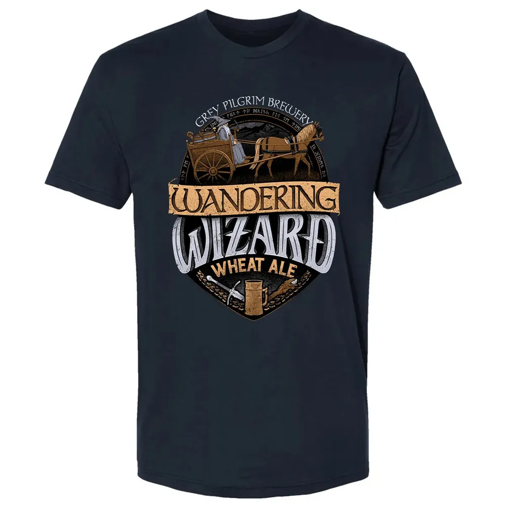 Wandering Wizard Wheat Ale Premium Unisex T-shirt - 2