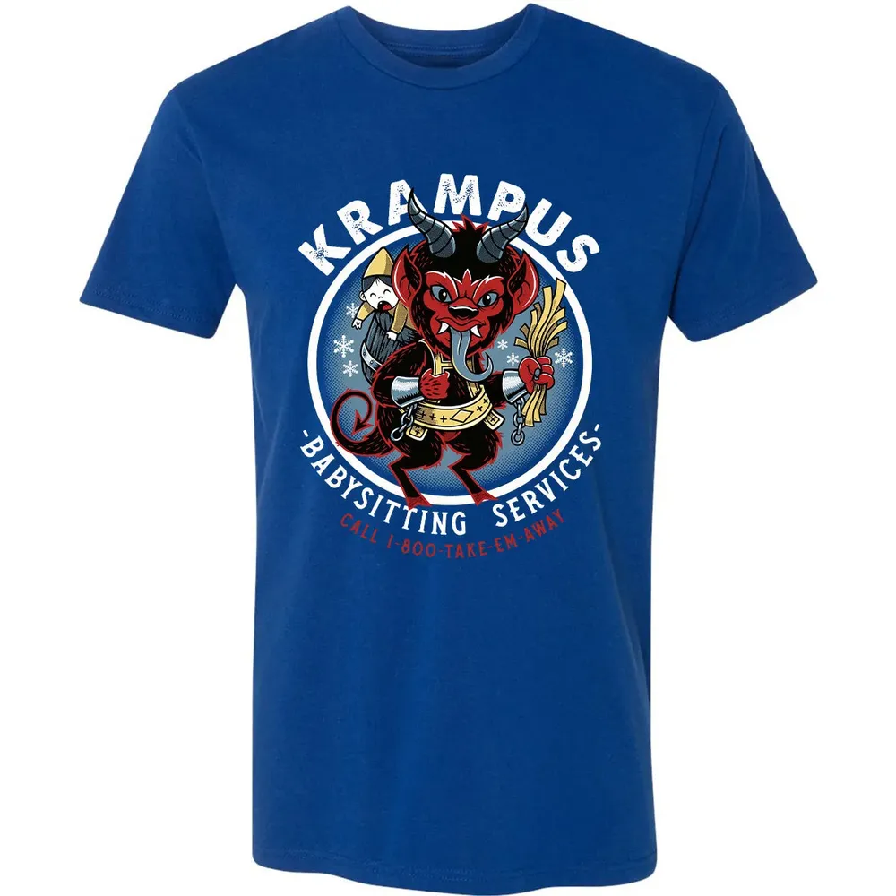 Krampus Babysitting Service Premium Unisex T-shirt - 10