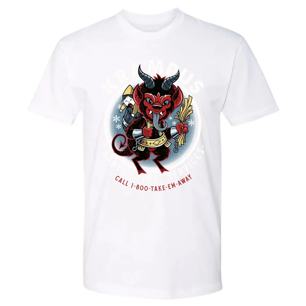 Krampus Babysitting Service Premium Unisex T-shirt - 4