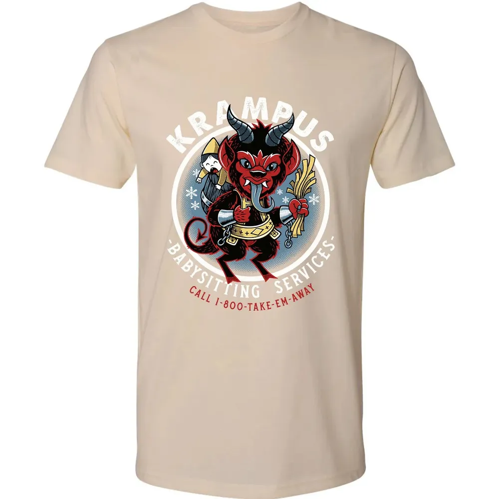 Krampus Babysitting Service Premium Unisex T-shirt - 13