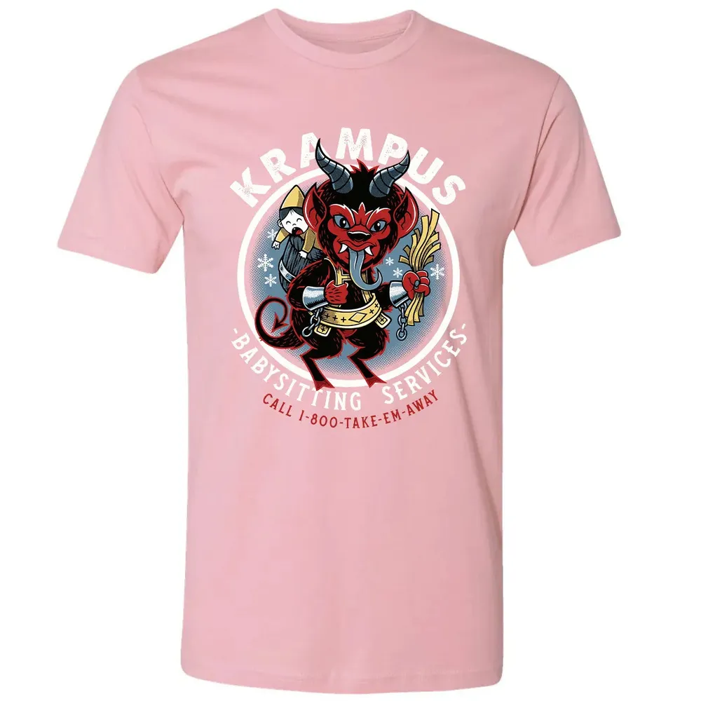 Krampus Babysitting Service Premium Unisex T-shirt - 3