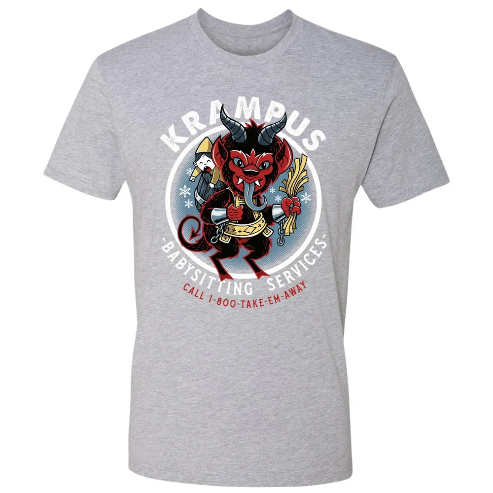 Krampus Babysitting Service Premium Unisex T-shirt - 9