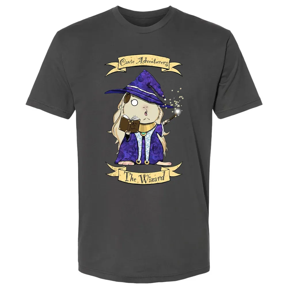 Cavie Adventurers - The Wizard Premium Unisex T-shirt - 8
