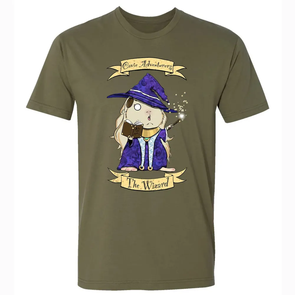 Cavie Adventurers - The Wizard Premium Unisex T-shirt - 5
