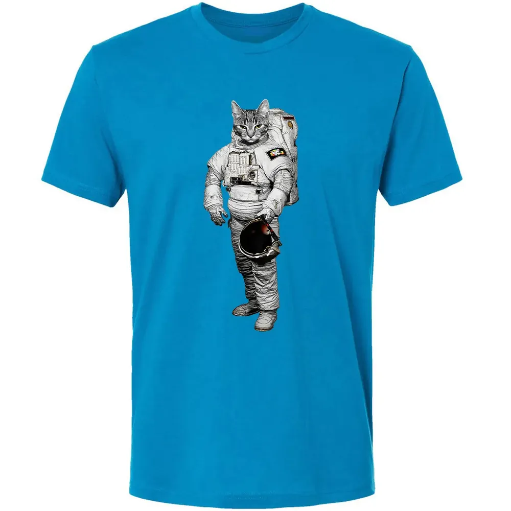 Space Cat   Gift for Cat Lovers Premium Unisex T-shirt - 15
