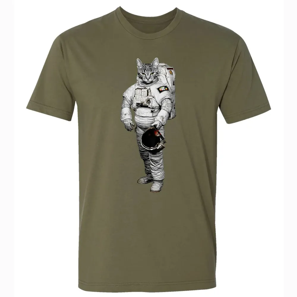 Space Cat   Gift for Cat Lovers Premium Unisex T-shirt - 5
