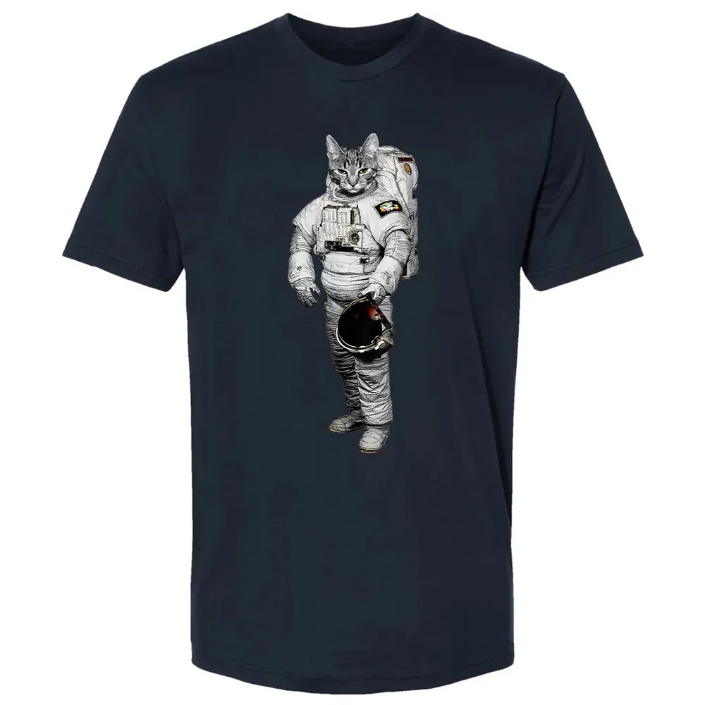 Space Cat   Gift for Cat Lovers Premium Unisex T-shirt - 2