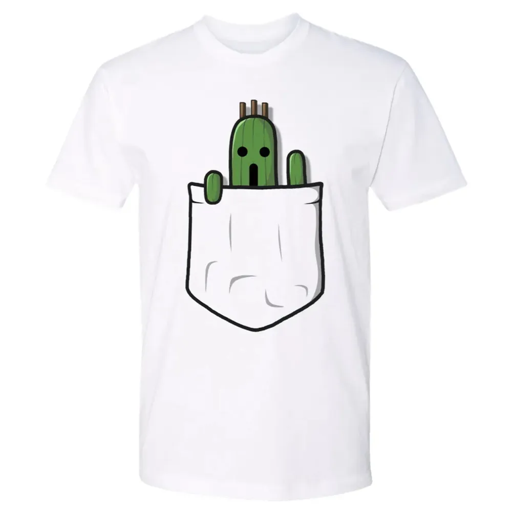 Fantasy Little Pocket Cactuar Premium Unisex T-shirt - 4