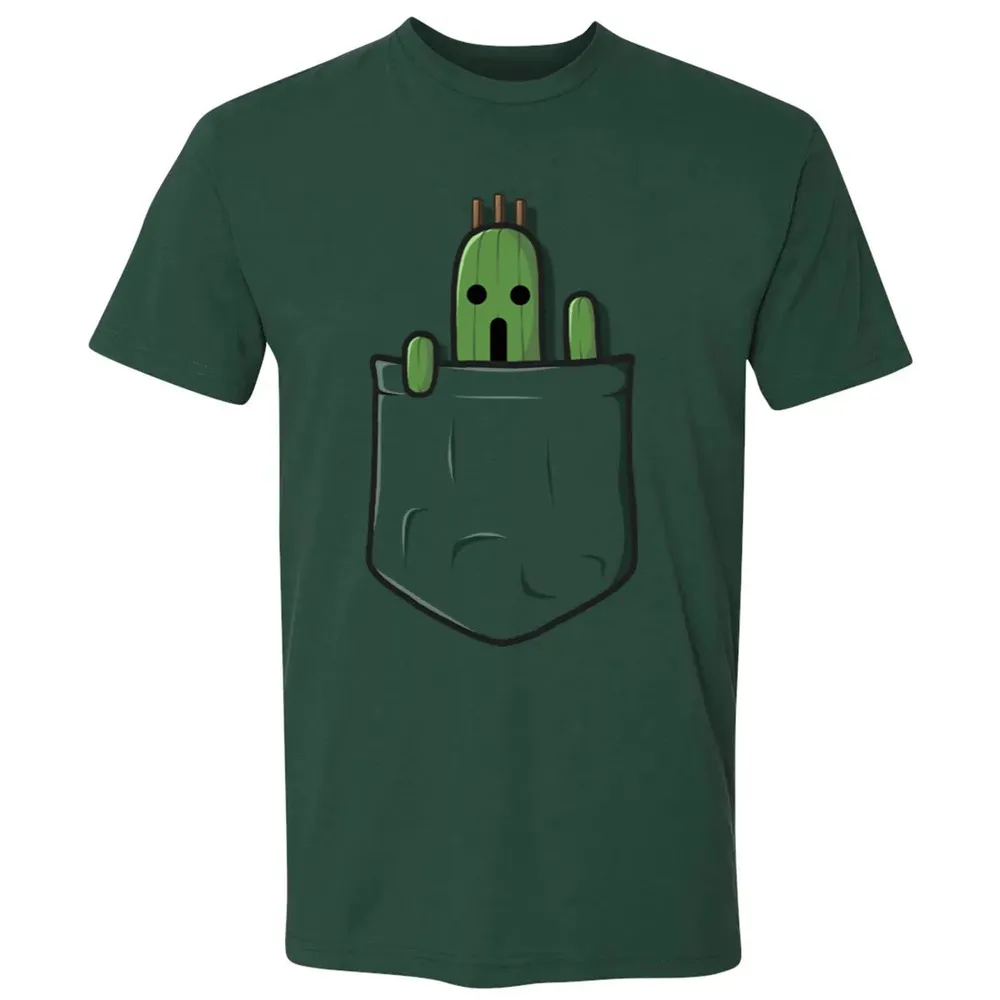 Fantasy Little Pocket Cactuar Premium Unisex T-shirt - 12