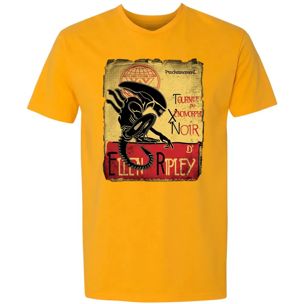 Tournee Du Xenomorphe Noir Premium Unisex T-shirt - 11