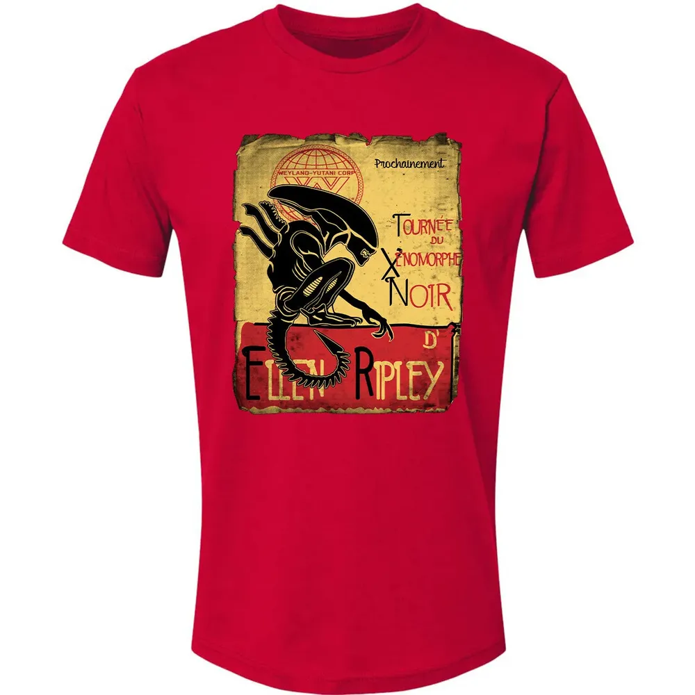 Tournee Du Xenomorphe Noir Premium Unisex T-shirt - 6