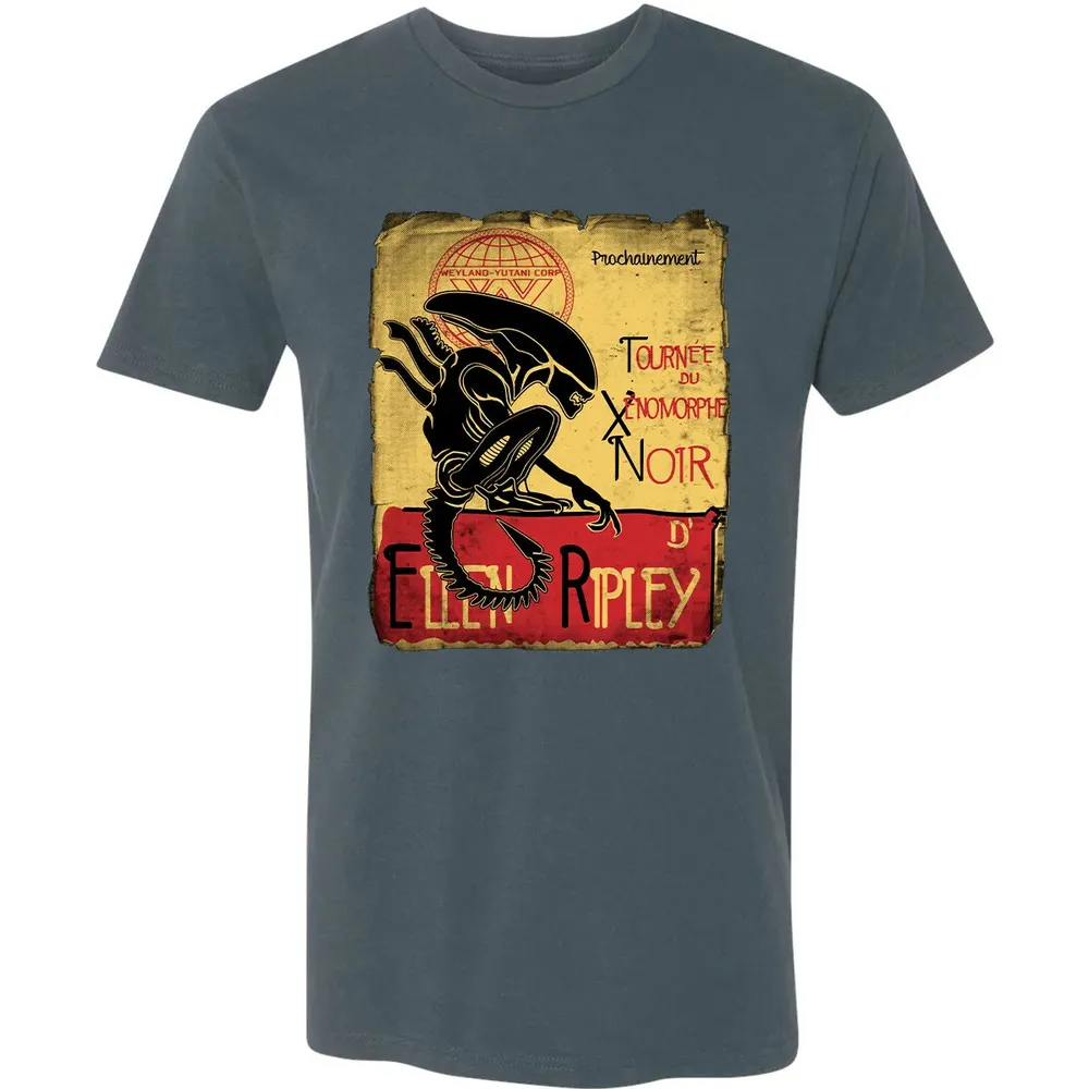 Tournee Du Xenomorphe Noir Premium Unisex T-shirt - 14