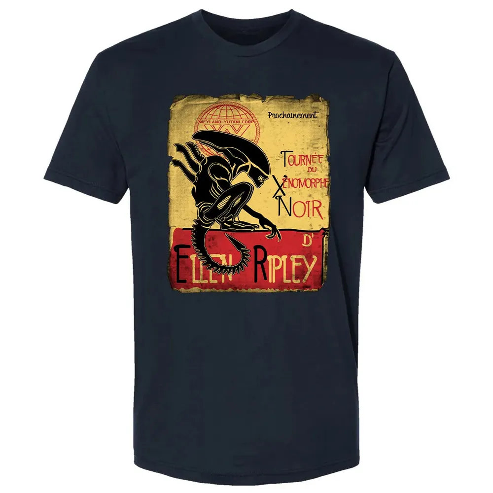 Tournee Du Xenomorphe Noir Premium Unisex T-shirt - 2