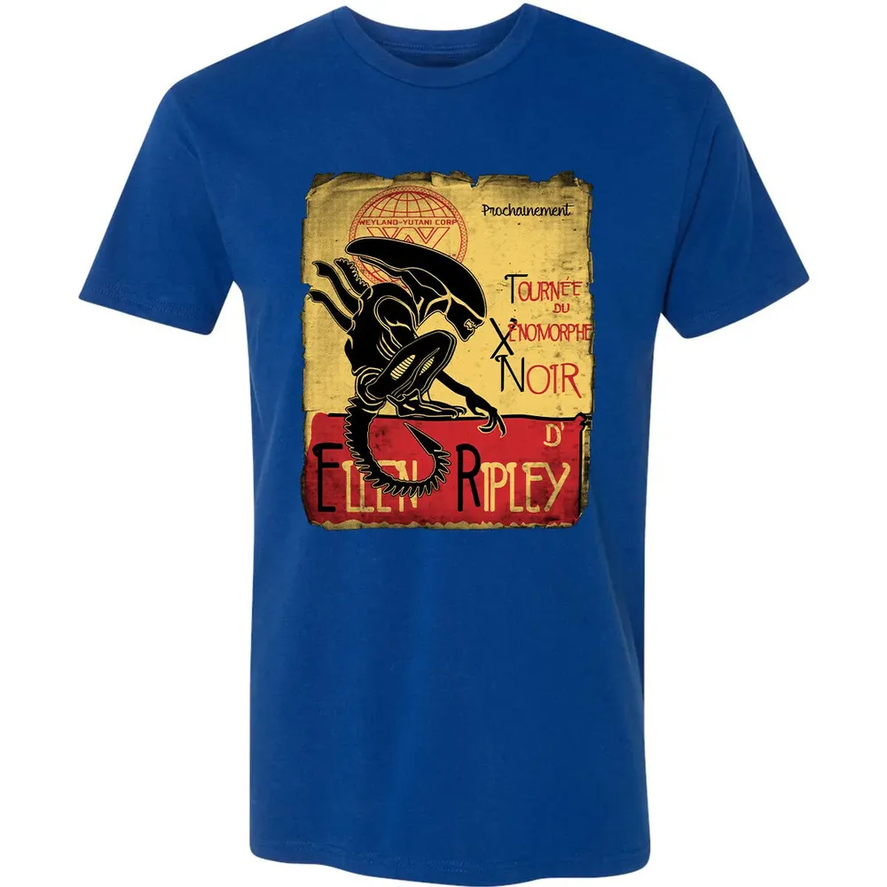 Tournee Du Xenomorphe Noir Premium Unisex T-shirt - 10