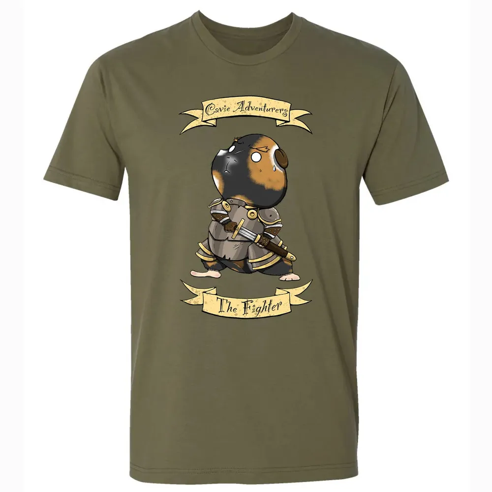 Cavie Adventurers - The Fighter Premium Unisex T-shirt - 5