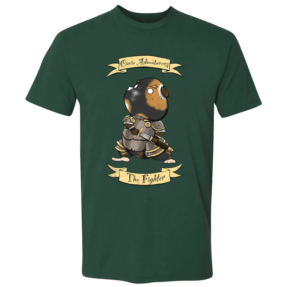 Cavie Adventurers - The Fighter Premium Unisex T-shirt - 12
